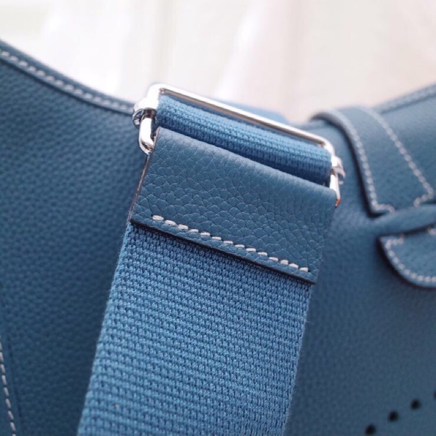 에르메스 에블린29 블루진 은장